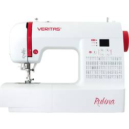 Veritas Machine à Coudre Rubina H11C Câble Electrique Ecran LED Moderne 100 Programmes Blanc