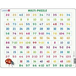 Larsen Math Puzzle Multiplication 58 Pieces