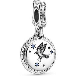 Pandora Harry Potter Ravenclaw Dangle Charm - Silver/Blue