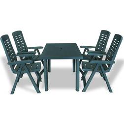 vidaXL 275079 Set da pranzo per patio, 1 Tavolo incluso 4 Sedie