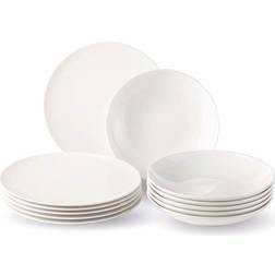 Villeroy & Boch Vivo Basic Plate Sets 12pcs