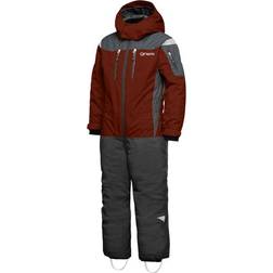 Gneis Supershape Space Vinteroverall - Dark Red/Grey (16112)