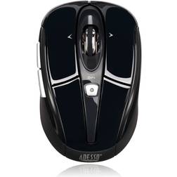 Adesso 2.4 GHz Wireless Programmable Nano Mouse 6 Buttons Tilt Wheel USB RF Wireless Optical 1600 dpi Mouse