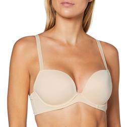 Pour Moi Definitions Plunge T-shirt Bra - Natural