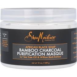 Shea Moisture African Black Soap Bamboo Charcoal Mask 384ml