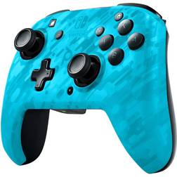 PDP Faceoff Wireless Deluxe Controller (Nintendo Switch) - Neon Blue Camo