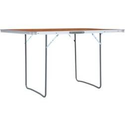 vidaXL Campingtafel inklapbaar 180x60 cm aluminium