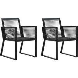 vidaXL 48572 2-pack Trädgårdsmatstol