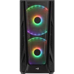 AeroCool NightHawk Duo Ikkunallinen Miditornikotelo Musta
