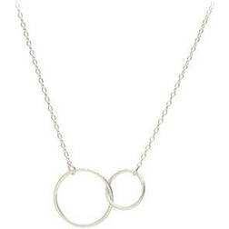 Pernille Corydon Double Plain Necklace - Silver