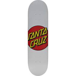 Santa Cruz Classic Dot FA20 8.0" Skateboard Deck bianco white
