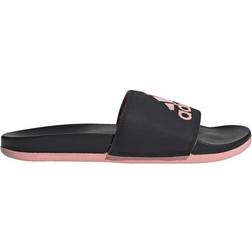 adidas Adilette Cloudfoam Plus Logo - Core Black/Glow Pink/Core Black