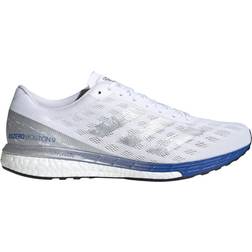 Adidas Adizero Boston 9 Silver Metallic Royal Blue - White Men's