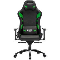 L33T Elite V4 Gaming Chair - Black/Green