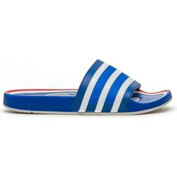 adidas Adilette Premium - Blue/Cloud White/Hi-Res Red