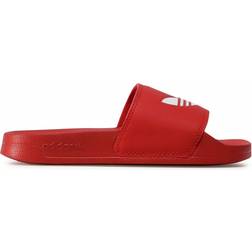 Adidas Adilette Lite Pistokkaat - Punainen/Valkoinen