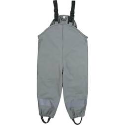 Sterntaler Kid's Rain Bib Unlined Pants - Blue/Gray