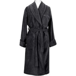 Gant Premium Velour Robe Unisex - Antracite