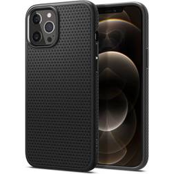 Spigen Coque Liquid Air iPhone 12 (Pro) Noir