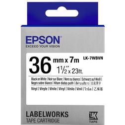 Epson LabelWorks Black on White