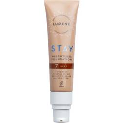 Lumene Stay Weightless Foundation SPF30 #7 Deep