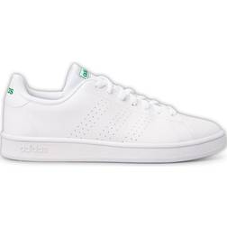 adidas Advantage Base - Cloud White/Cloud White/Green