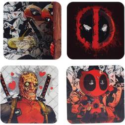 Paladone Deadpool Lenticular Glasunderlägg 4st