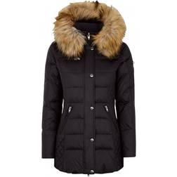 RockandBlue Beam Mid Jacket - Black/Natural (Faux Fur)