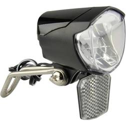 Fischer FAHRRAD 85355 Koplamp LED werkt op de dynamo Zwart