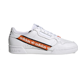 Adidas Wordmark Side Stripe 80 - White Orange