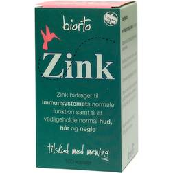 Biorto Zinc 22mg 100 stk