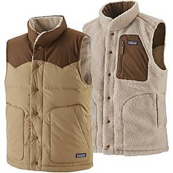 Patagonia Reversible Bivy Down Vest - Classic Tan