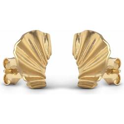 ENAMEL Copenhagen Mini Wave Earrings - Gold