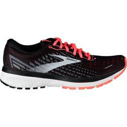 Brooks Ghost 13 W - Black/Ebony/Coral