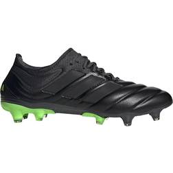 adidas Copa 20.1 FG - Core Black/Signal Green
