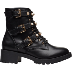 Bianco Biapearl Biker Boot - Black/Grijs/Zwart