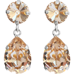 Caroline Svedbom Classic Drop Earrings - Silver/Silk
