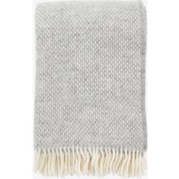 Klippan Yllefabrik Preppy Coperta Grigio (200x130cm)