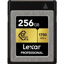 LEXAR carte cf express professional 256 go type b