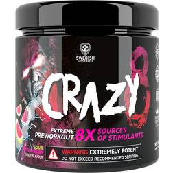 Swedish Supplements Crazy 8 Sour Watermelon 260g