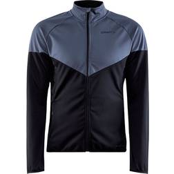 Craft Glide Block Jacket Men - Asphalt/Black