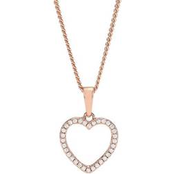 Joanli Nor Aida Necklace - Rose Gold/Transparent