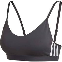 Adidas All Me 3-Stripes Bra - Black/White Female