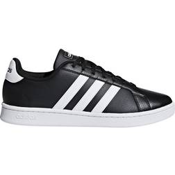 Adidas Grand Court Shoes - Core Black/Cloud White/Female