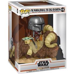 Funko Pop! the Mandalorian & the Child on Bantha