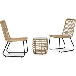 vidaXL 48583 Caféset, 1 Bord inkl. 2 Stolar