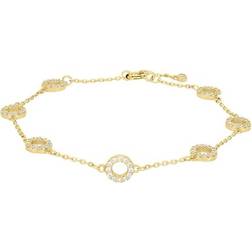 Joanli Nor Anna Bracelet - Gold/Transparent