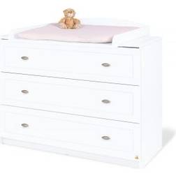 Pinolino Commode à langer 'Laura' large blanc