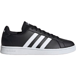 Adidas Grand Court Base Shoes - Core Black/Cloud White