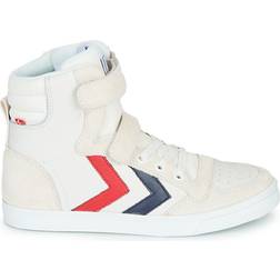 Hummel Slimmer Stadil Leather High Jr - Laivastonsininen/Punainen/Valkoinen/Offwhite